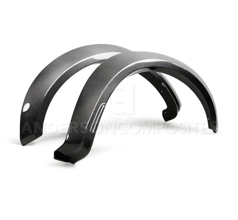 Anderson Composites - Carbon Fiber Wide Front Fender Flares - 2017  Raptor