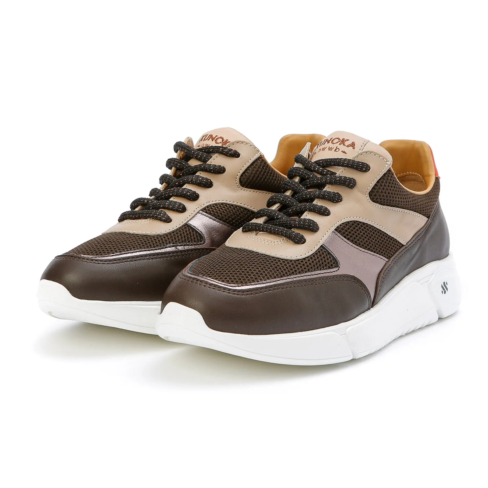 ARI platform sneaker - chocolate