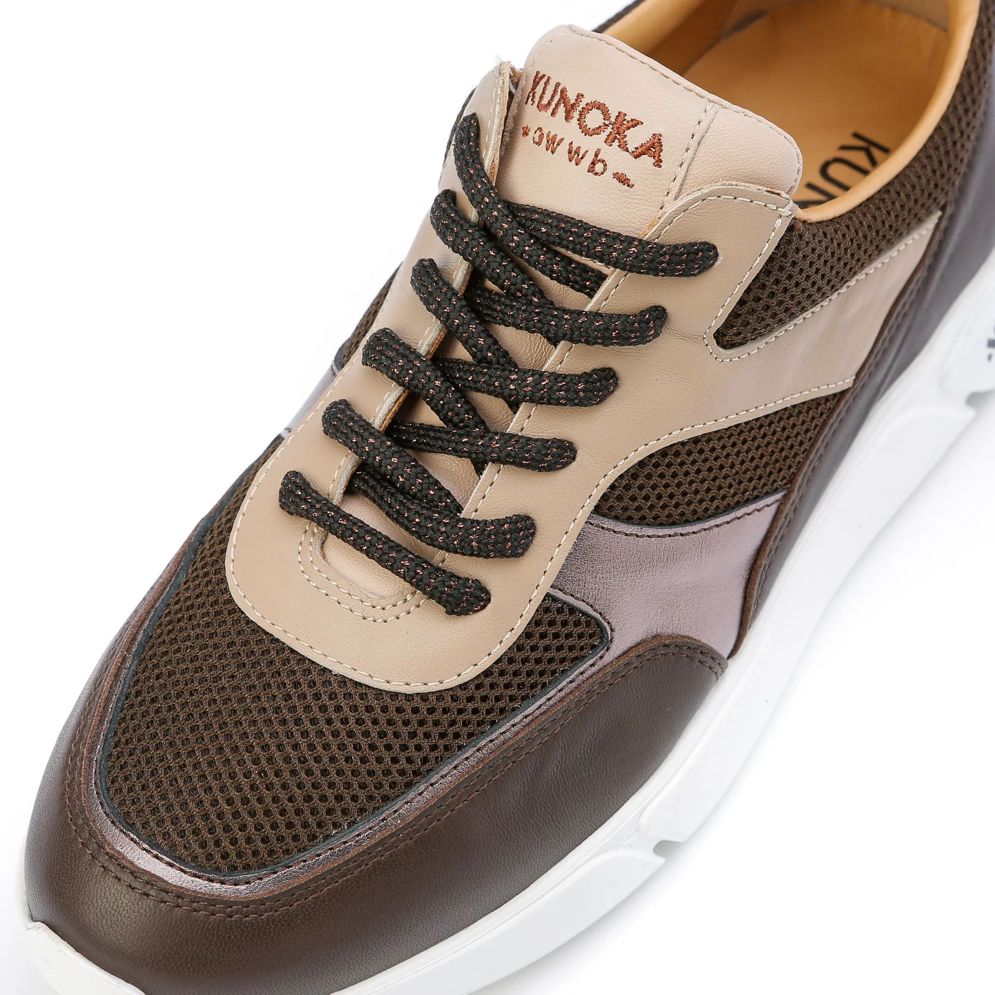 ARI platform sneaker - chocolate