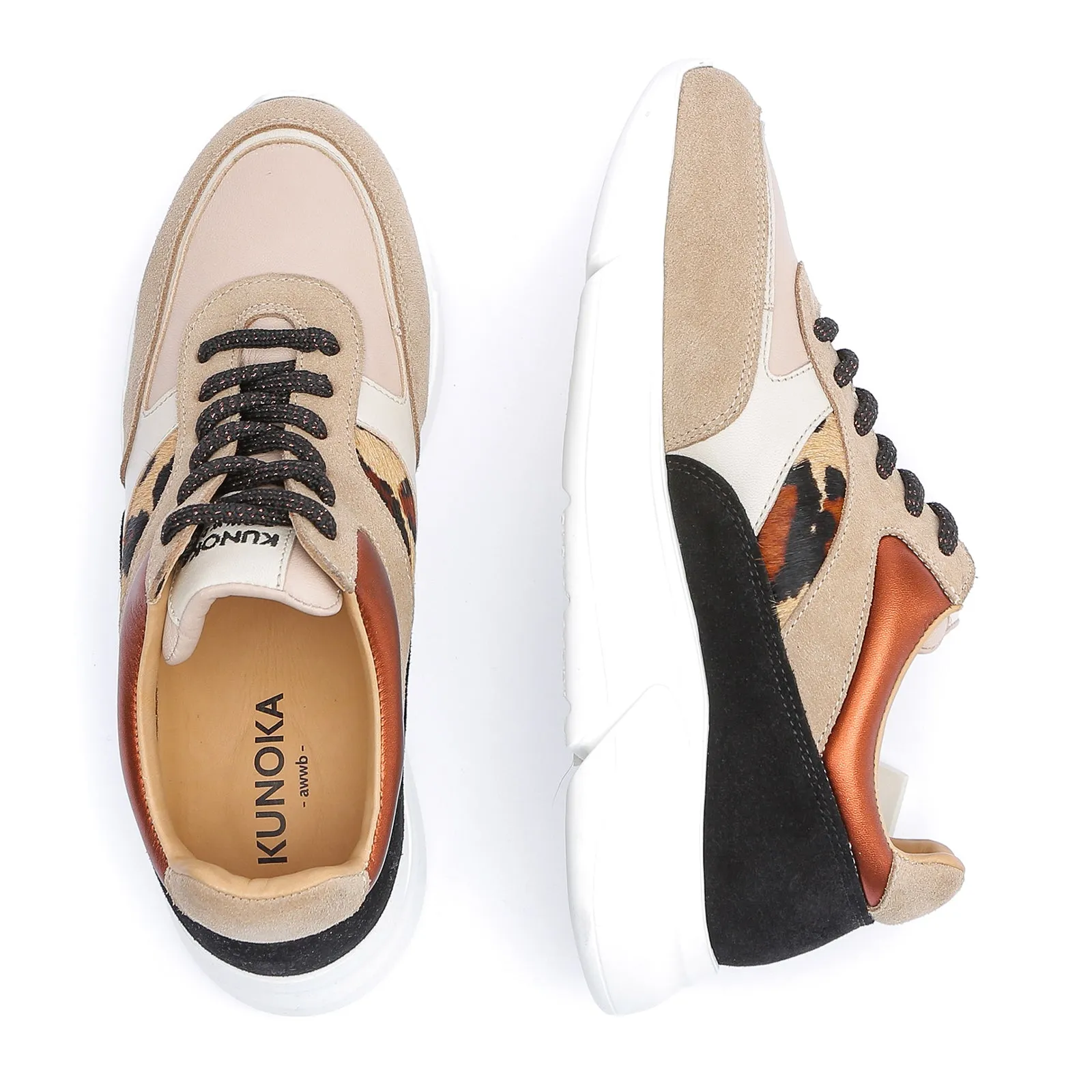 ARI platform sneaker - fierce leopard