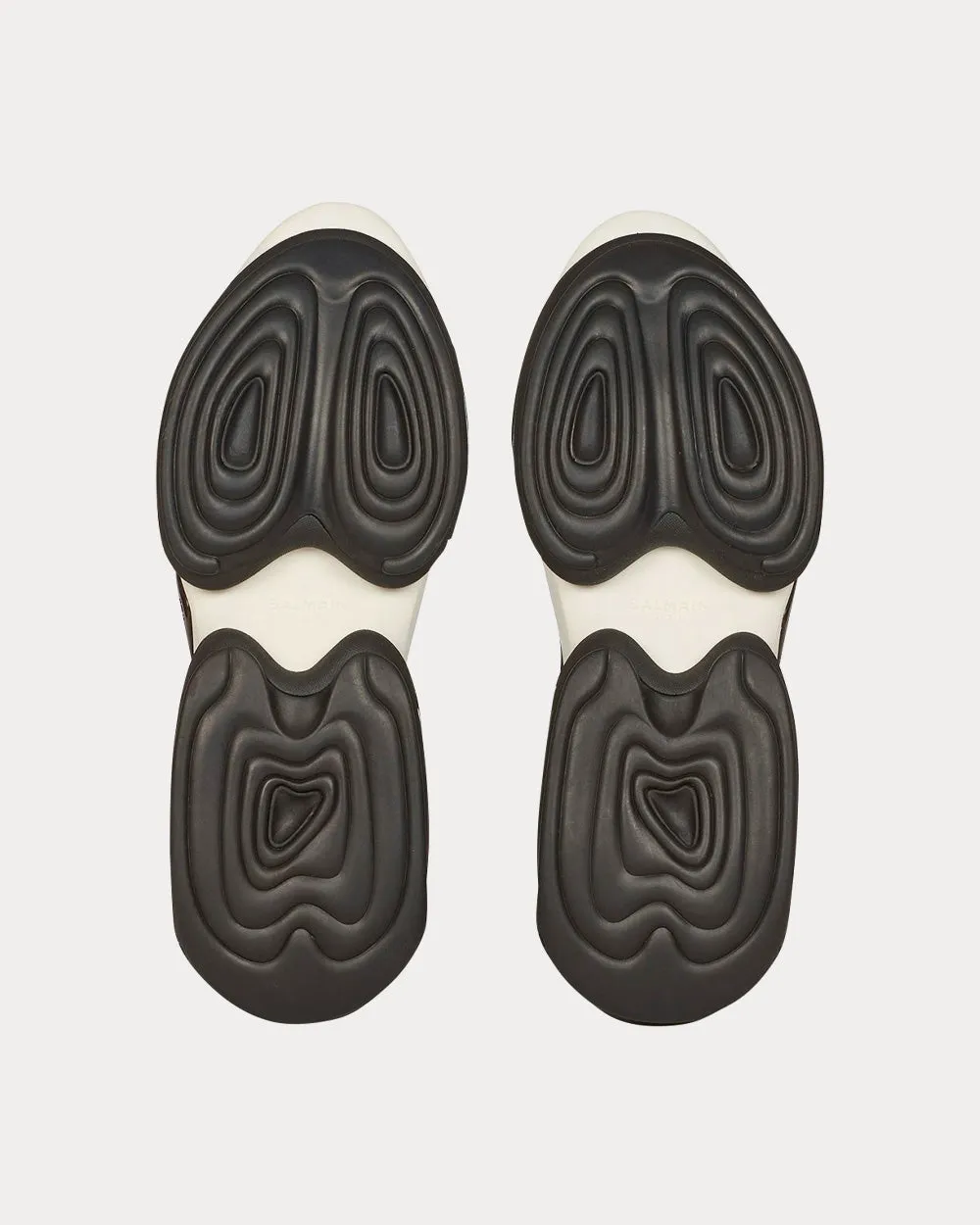 B-Bold Leather Black / White Low Top Sneakers