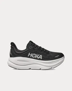 Bondi 9 Black / White Running Shoes