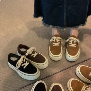 Canvas Platform Sneakers
