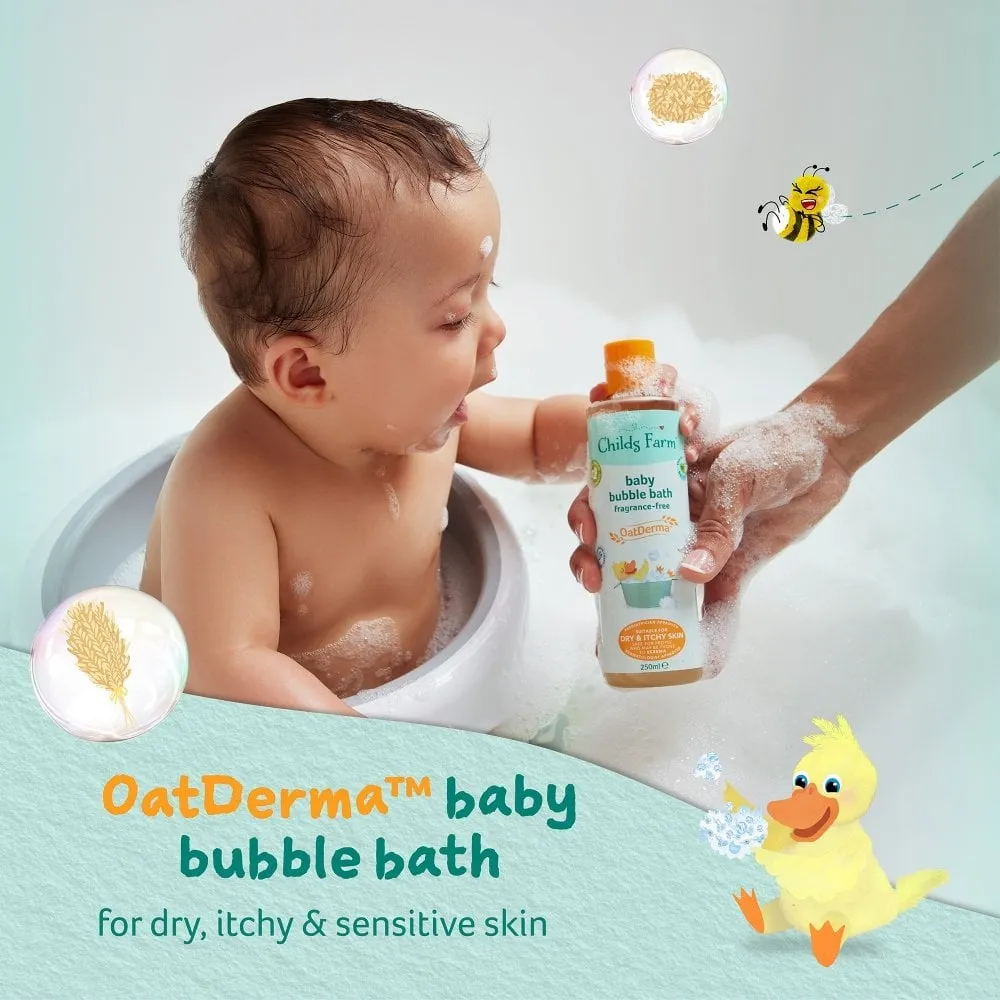 Childs Farm Fragrance-free Baby Oat Derma Bubble Bath 250ml