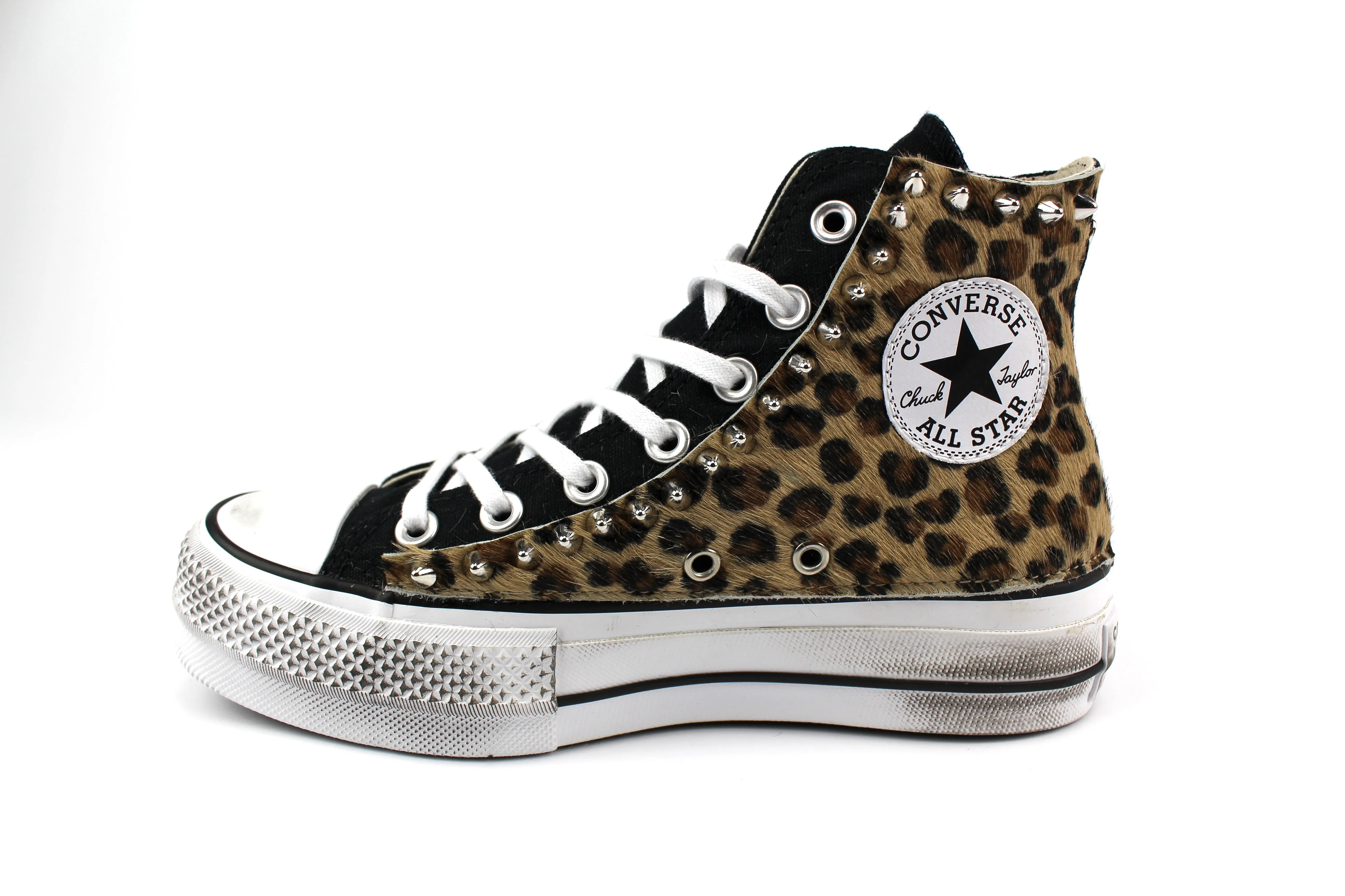 Converse All Star Platform Cavallino Maculato & Borchie