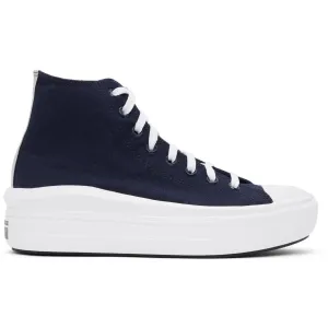 Converse Navy Anodized Metals Chuck Taylor All Star Move Hi Sneakers