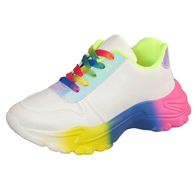 Female Platform Wedge Sneakers