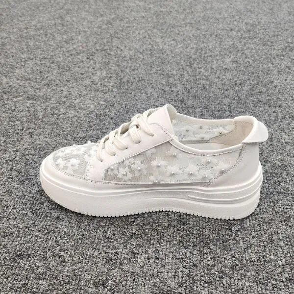 Gelato Newboss Platform Sneakers - White
