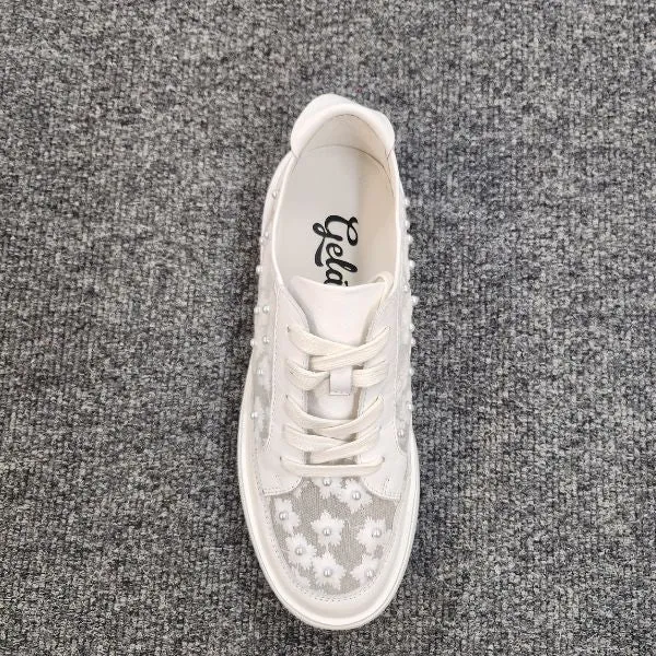 Gelato Newboss Platform Sneakers - White