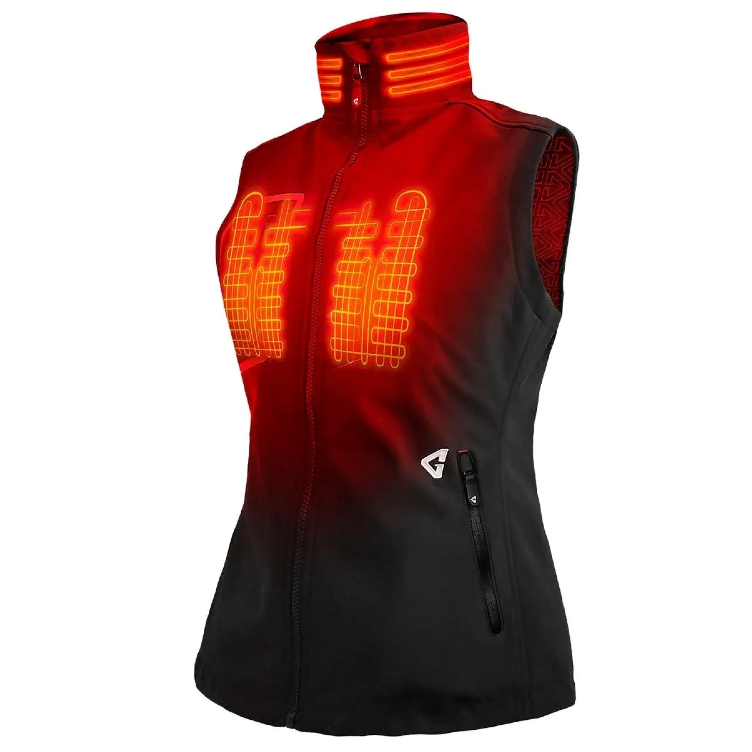 Gerbing 7V Women's Torrid 2.0 Softshell Vest - Black - S