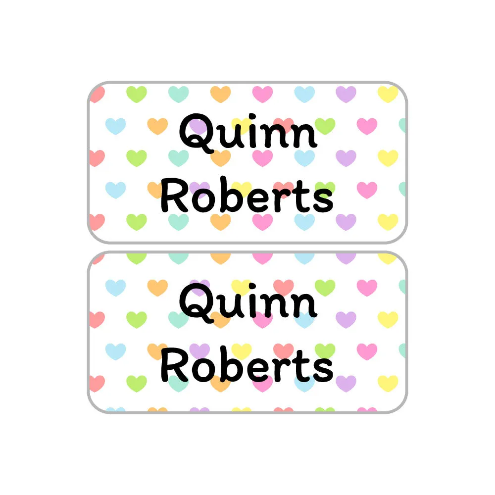 Hearts Shoe Labels