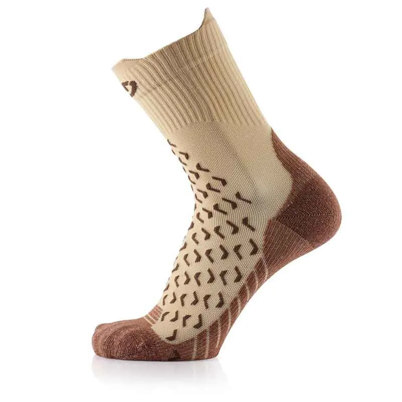Hiking Socks - Outdoor Ultracool Crew Unisex Beige/Brown