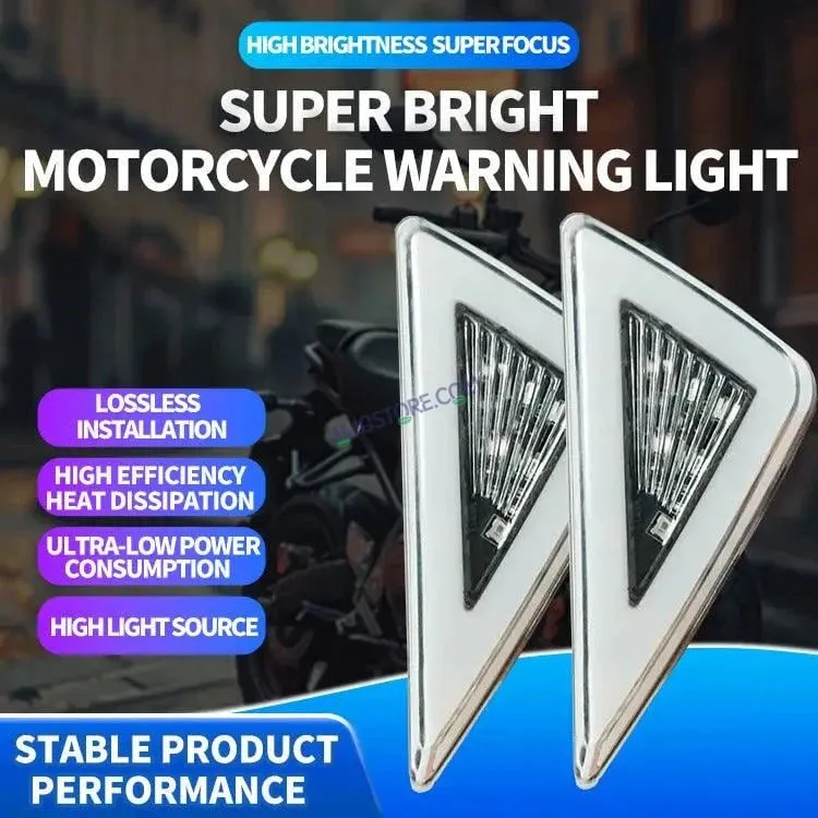 HJG Bike Indicator Waterproof Flexible Blinker Bright LED Indicators Universal For All Bike Models Motorcycle Turn Signal Lights HJG Indicator with DRL 231114 231113