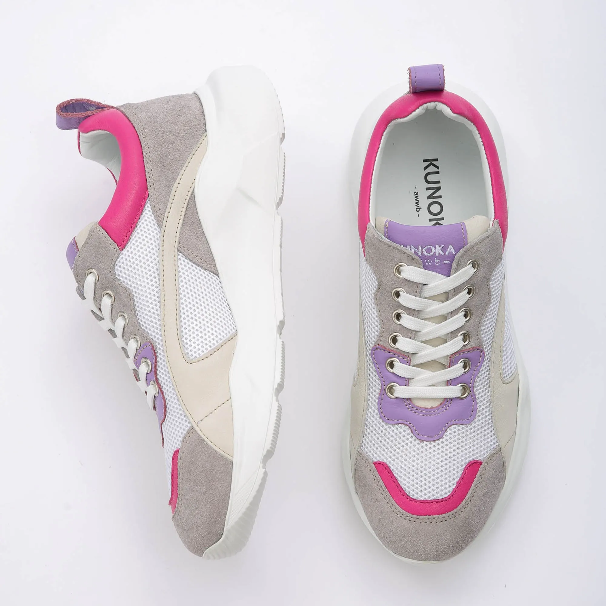 IZZI platform sneaker - Finch
