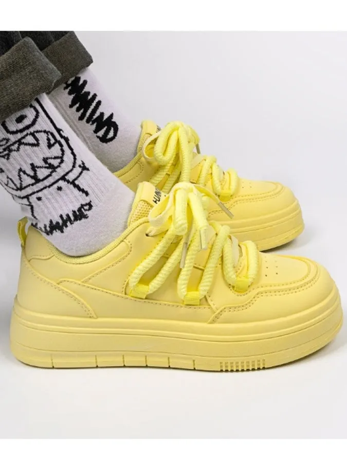Lace-up Platform Sneakers　X2999