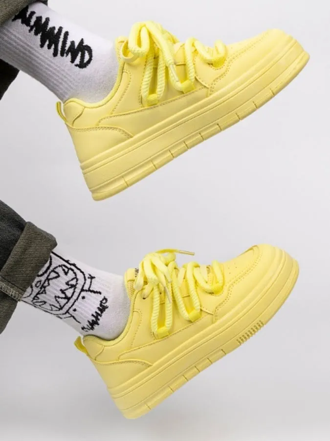 Lace-up Platform Sneakers　X2999