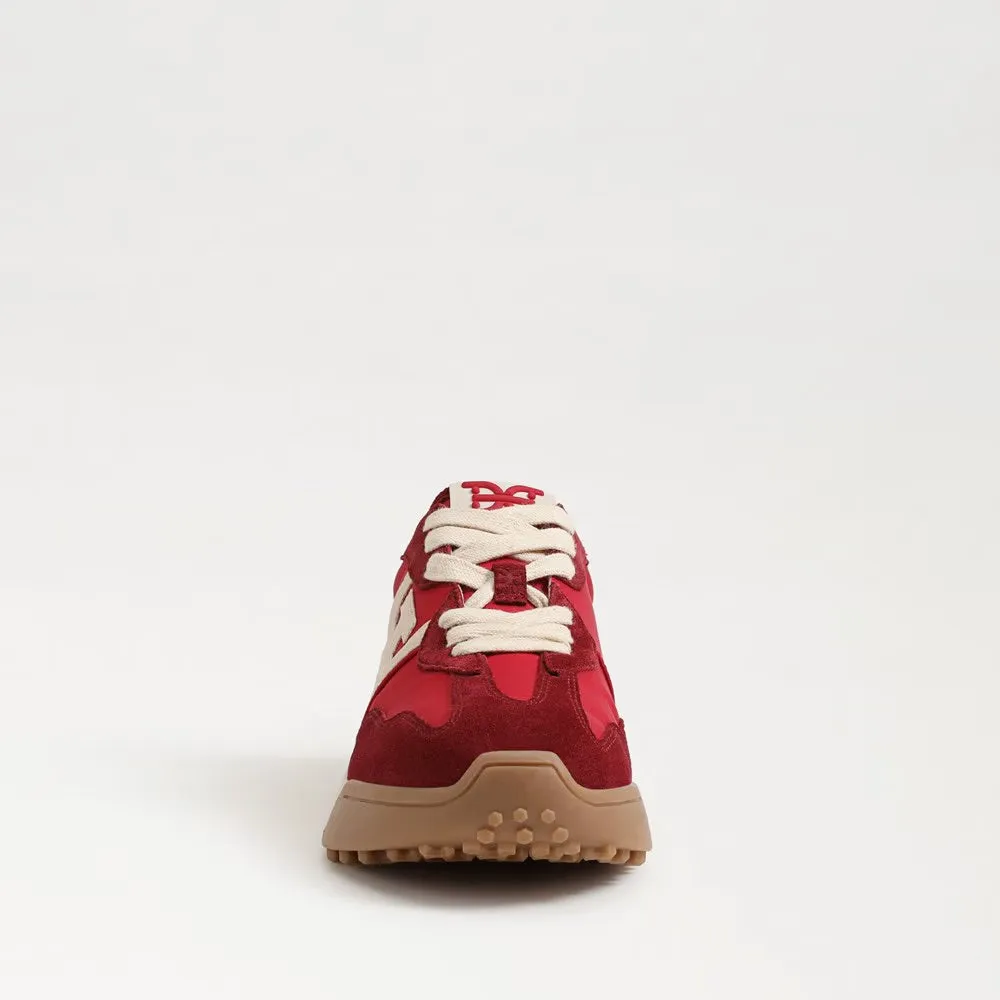 Langley Sneaker in Deep Scarlet