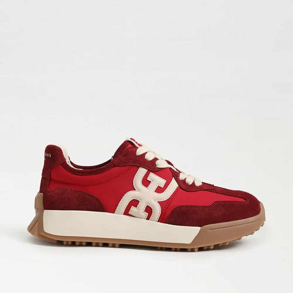 Langley Sneaker in Deep Scarlet