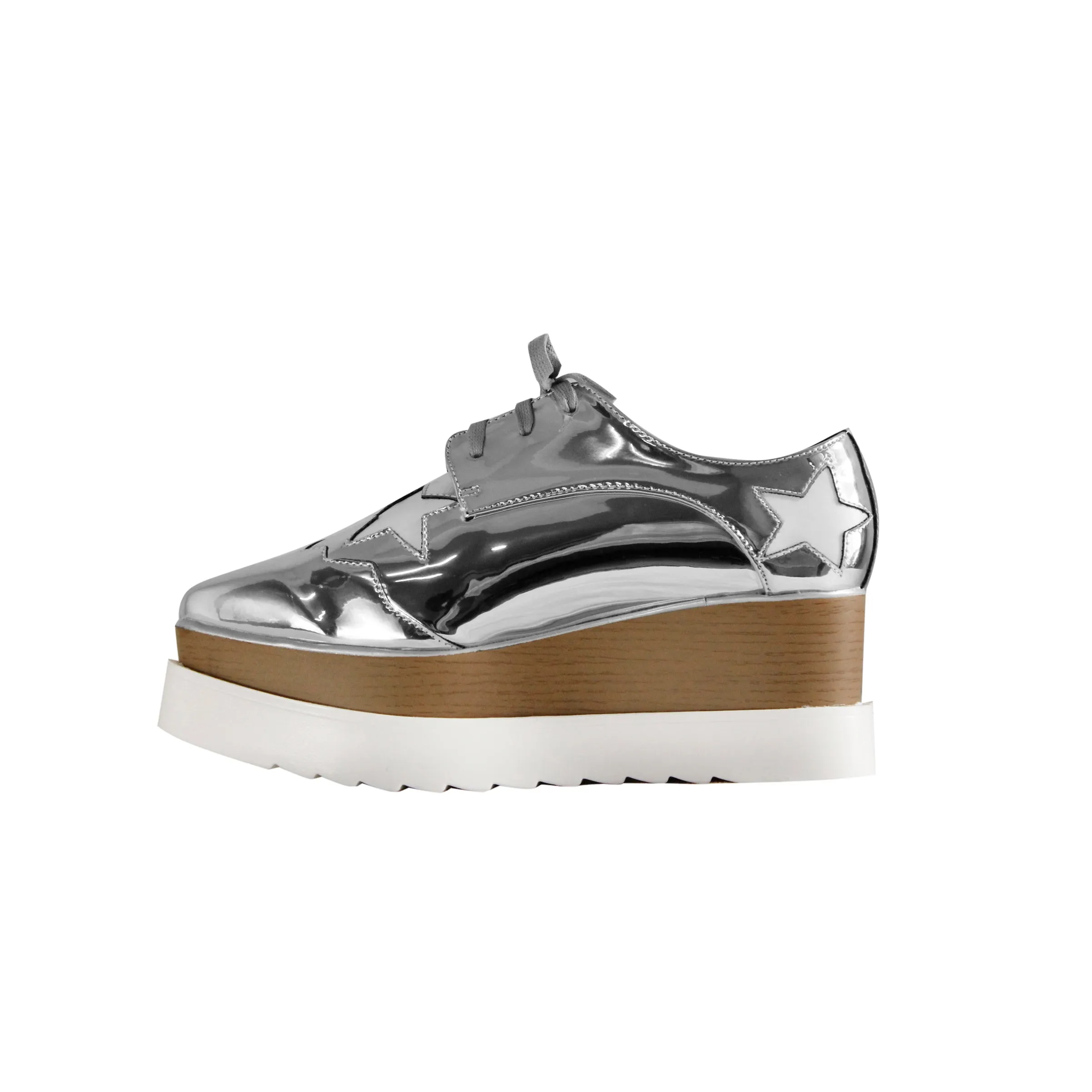 LIBBY Star Lace Up Oxfords Platform Sneakers