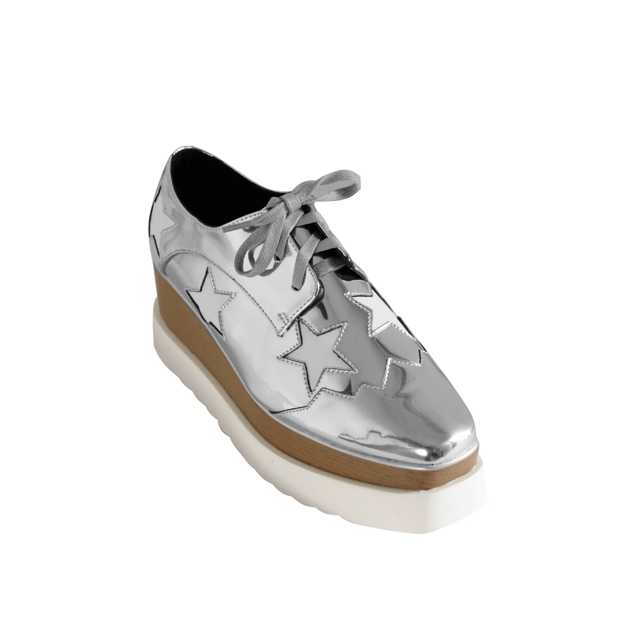 LIBBY Star Lace Up Oxfords Platform Sneakers