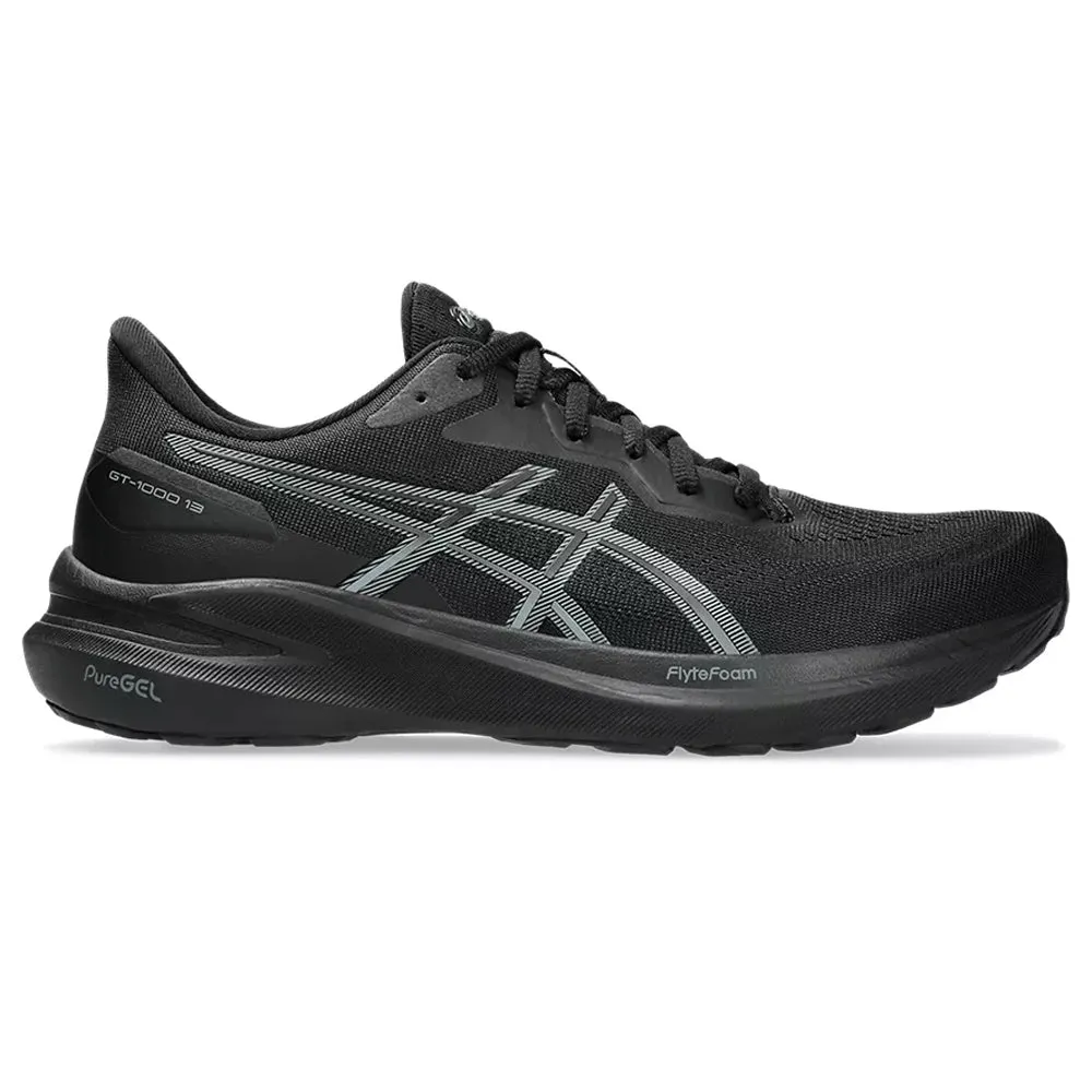Men's Asics GT-1000 13, Black/Steel Grey, 13 4E Extra Wide