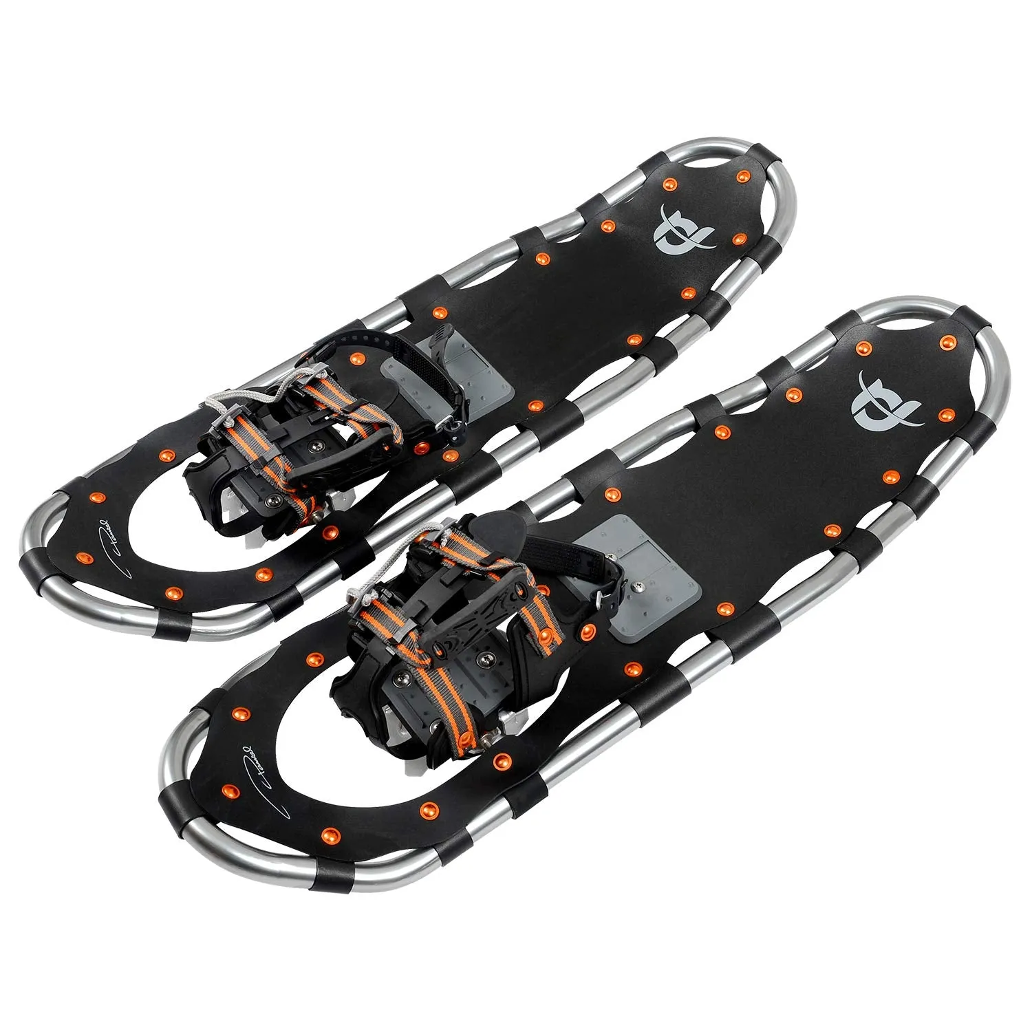 Pansel 25" Lightweight Aluminum Snowshoes for Men, Women, Youth   Tote