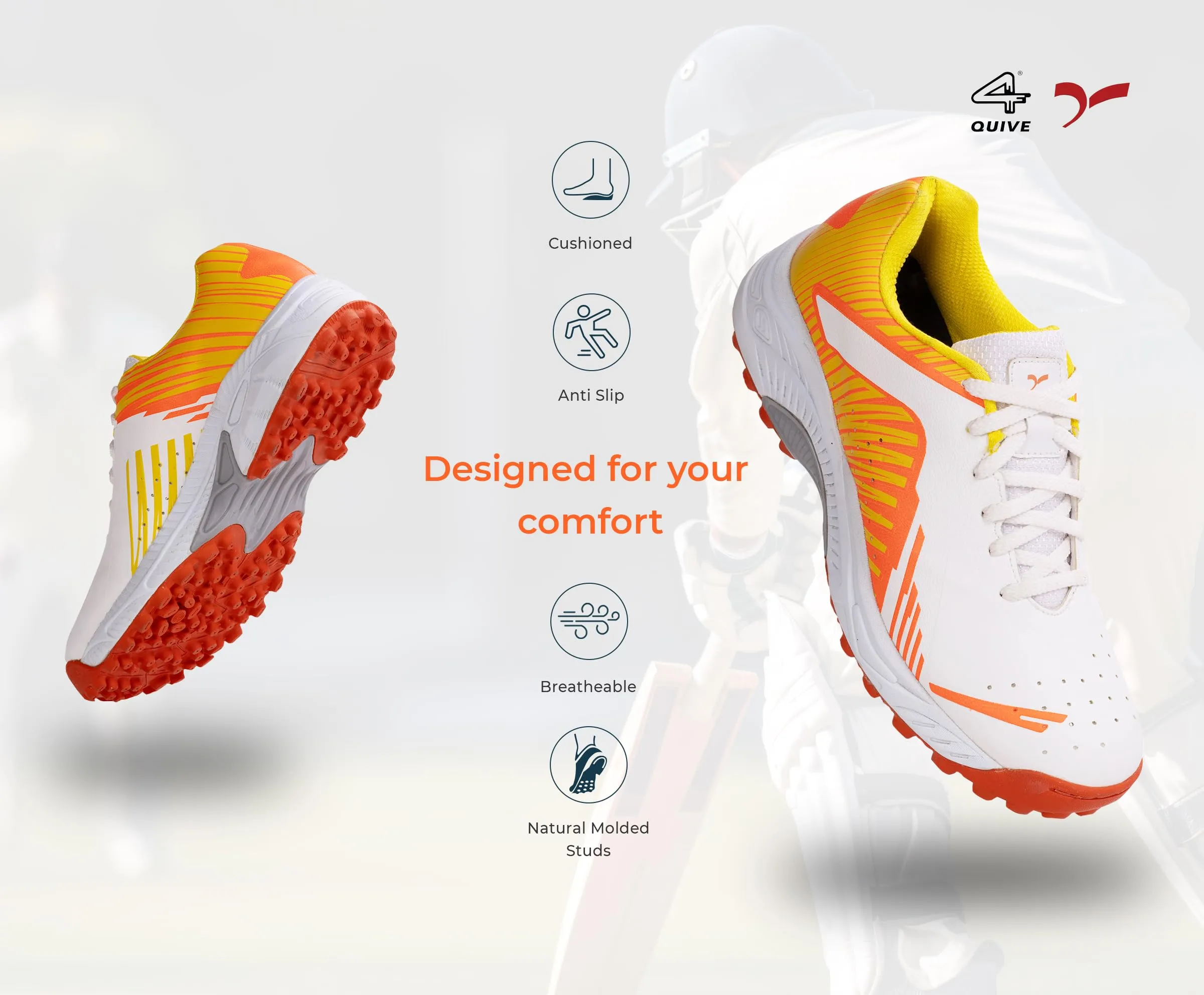 QUIVE SEGA CL-60 Trainers Cricket Shoes