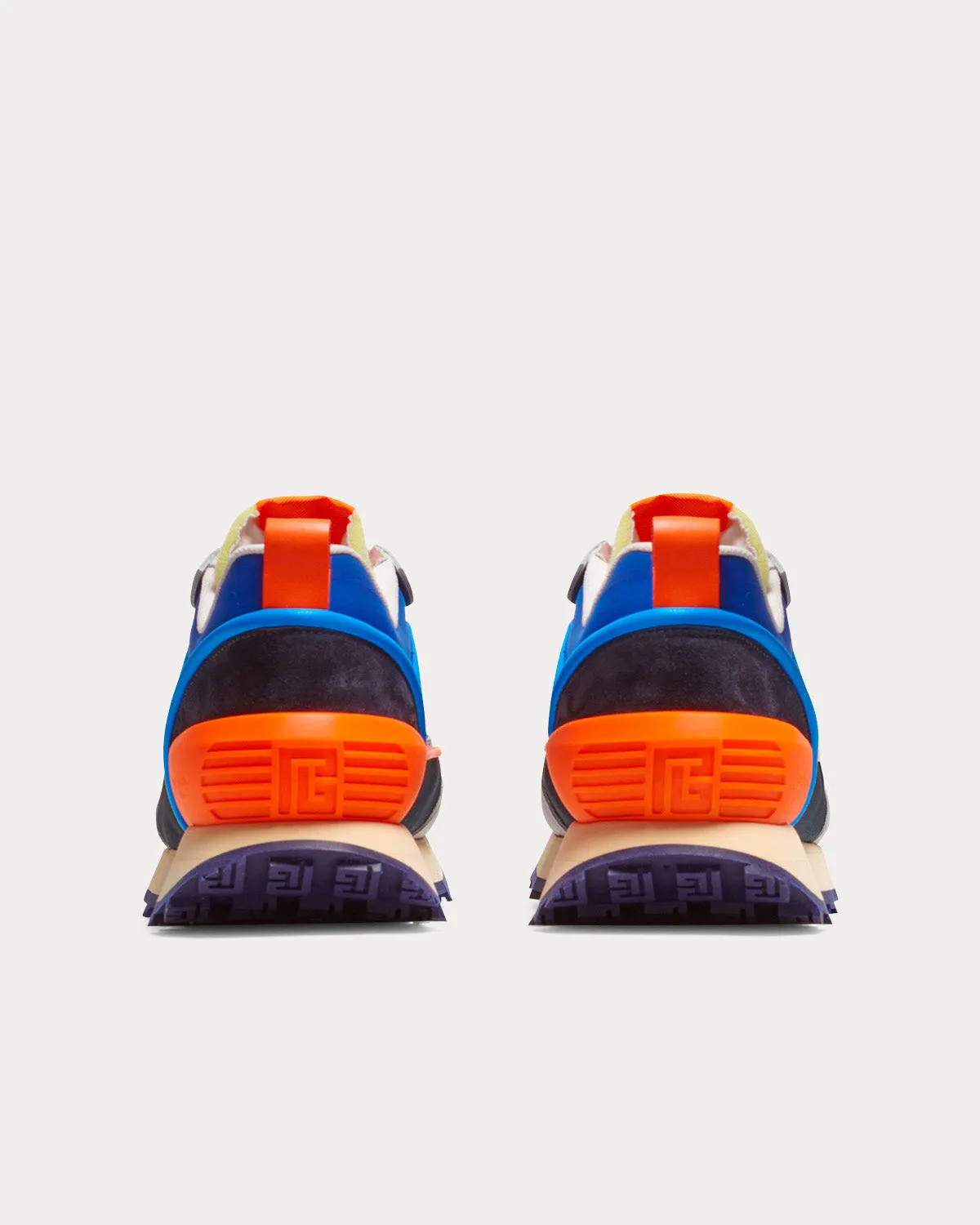 Racer Suede, Mesh & Nylon Multi Blue Low Top Sneakers