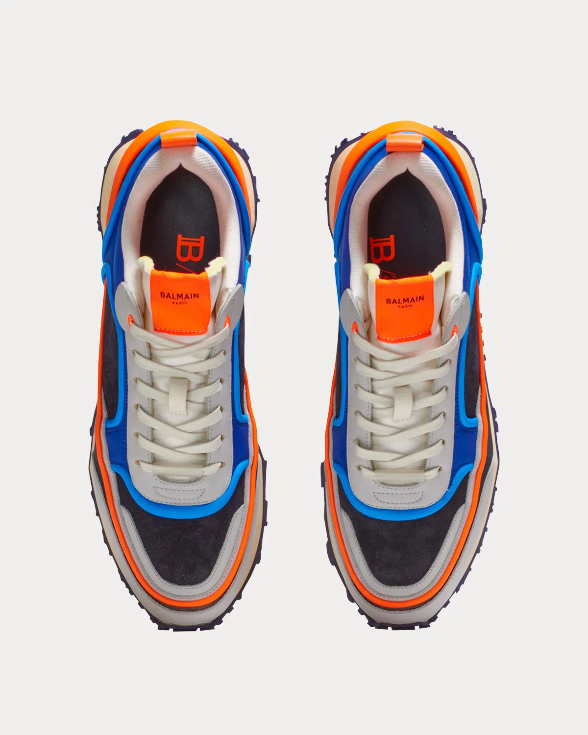 Racer Suede, Mesh & Nylon Multi Blue Low Top Sneakers