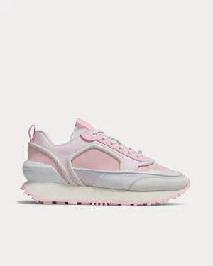 Racer Suede, Nylon & Mesh Pink Low Top Sneakers