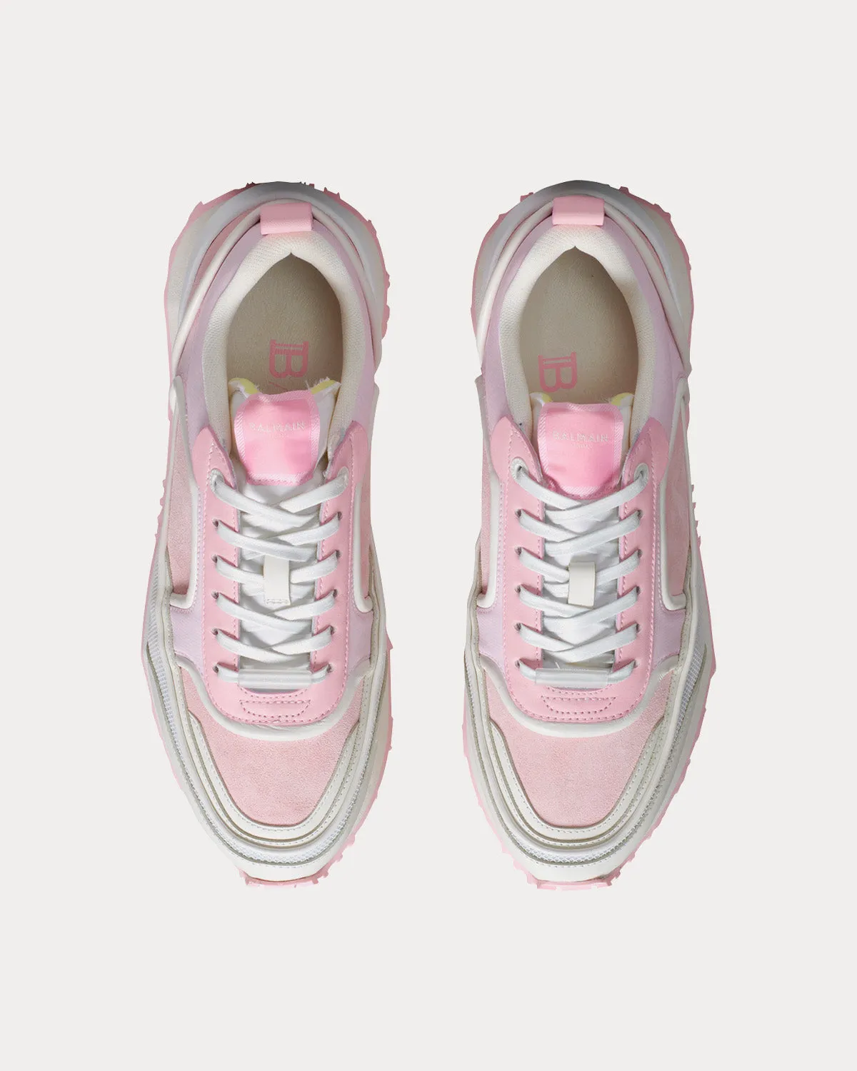 Racer Suede, Nylon & Mesh Pink Low Top Sneakers