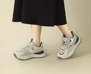 Retro Platform Sneakers for Women – Easy Matching & Mesh Surface