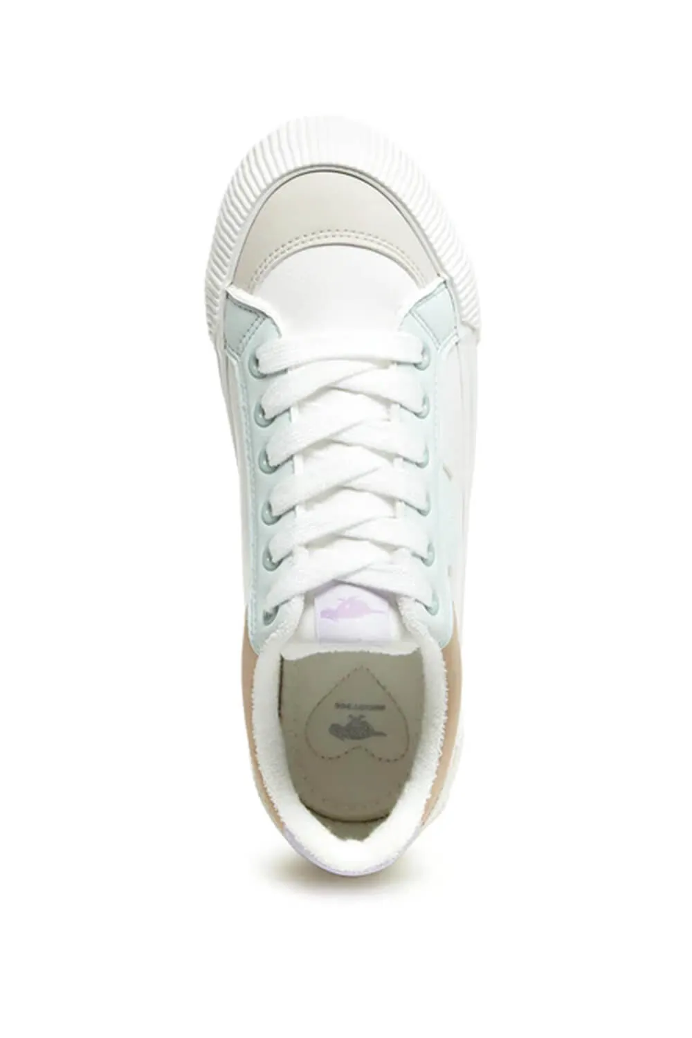 Rocket Dog Cheery Color Block Sneakers for Women in White | CHEERYBLOCKED-199