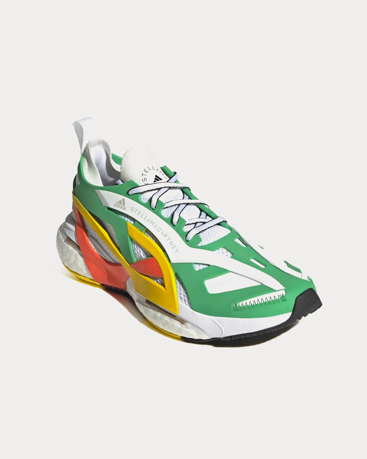 Solarglide Green / Cloud White / Semi Impact Orange Running Shoes