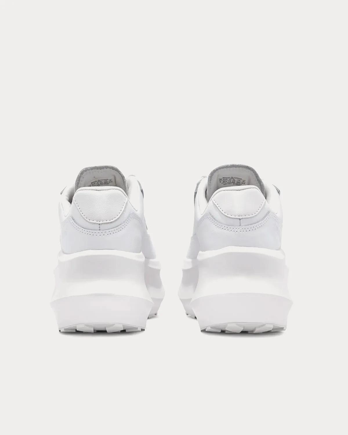 SR811 Platform Leather White Low Top Sneakers
