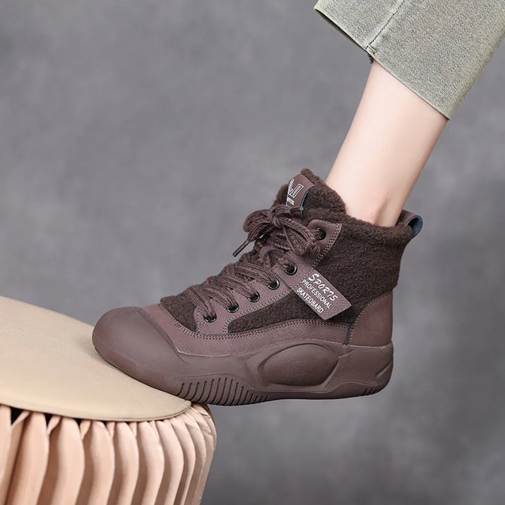Winter Versatile Cotton Casual Snow Shoes Short Boots