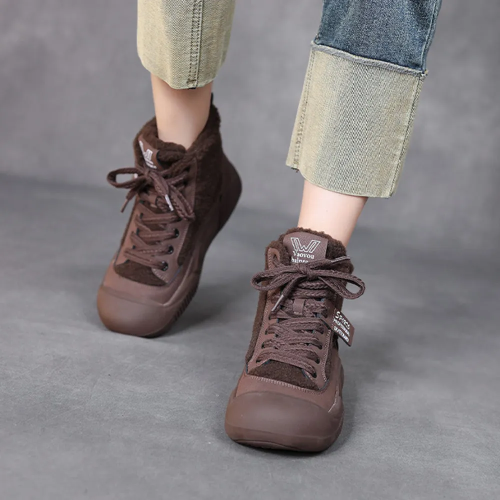 Winter Versatile Cotton Casual Snow Shoes Short Boots